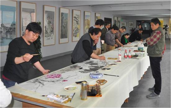 具象水墨首展走進(jìn)菏澤大德藝術(shù)館，探索當(dāng)代水墨繪畫新路徑